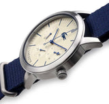Lacoste Metro White Dial Blue Textile Strap Watch for Men - 2010875 Authentic Buy Shop Now