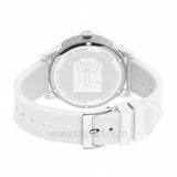 Lacoste 12.12 White Dial White Silicon Strap Watch for Men - 2010984 Authentic Buy Shop Now