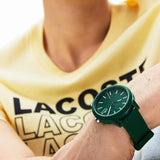 Lacoste 12.12 Green Dial Green Silicone Strap Watch for Men - 2010985 Authentic Buy Shop Now