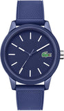 Lacoste 12.12 Blue Dial Blue Silicon Strap Watch for Men - 2010987 Authentic Buy Shop Now