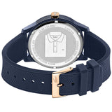 Lacoste 12.12 Navy Blue Dial Navy Blue Silicone Strap Watch for Men - 2011011 Authentic Buy Shop Now