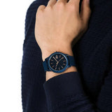 Lacoste 12.12 Navy Blue Dial Navy Blue Silicone Strap Watch for Men - 2011011 Authentic Buy Shop Now