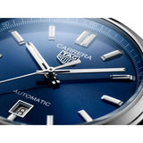 Tag Heuer Carrera Date Blue Dial Blue Leather Strap Watch for Men - WBN2112.FC6504 Authentic Buy Shop Now