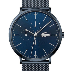 Lacoste Moon Blue Dial Blue Mesh Strap Watch for Men - 2011058 Authentic Buy Shop Now