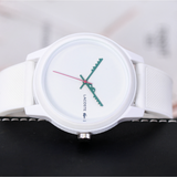 Lacoste 12.12 White Dial White Silicone Strap Watch for Men - 2011069 Authentic Buy Shop Now