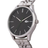 Lacoste Vienna Gray Dial Gray Steel Strap Watch for Men - 2011073T Authentic Buy Shop Now