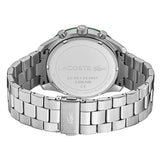 Lacoste Boston Chronograph Green Dial Silver Steel Strap Watch for Men - 2011080 Authentic Buy Shop Now