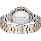 Lacoste Boston Gray Dial Two Tone Steel Strap Watch for Men - 2011112 Authentic Buy Shop Now