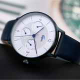 Lacoste Club White Dial Blue Leather Strap Watch for Men - 2011140 Authentic Buy Shop Now