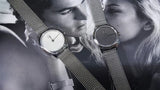 Calvin Klein Minimal Grey Dial Silver Mesh Bracelet Watch for Women - K3M2312X Authentic Buy Shop Now