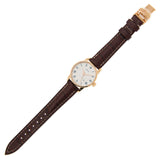 Mido Baroncelli III Automatic Silver Dial Brown Leather Strap Watch For Women - M7600.2.21.8 Authentic Buy Shop Now