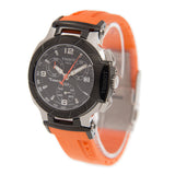 Tissot T Race Chronograph Black Dial Orange Rubber Strap Watch for Women - T048.217.27.057.00 Authentic Buy Shop Now