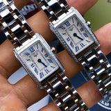 Longines Dolcevita Diamonds Silver Dial Silver Steel Strap Watch for Women - L5.258.0.71.6 Authentic Buy Shop Now