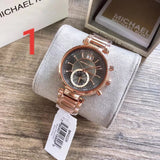 Michael Kors Sawyer Rose Gold Dial Rose Gold Steel Strap Watch for Women - MK6226 Authentic Buy Shop Now