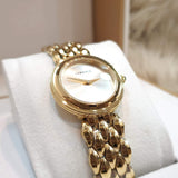 Versace V-Flare Quartz Silver Dial Gold Steel Strap Watch for Women - VEBN00818 Authentic Buy Shop Now
