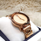 Movado Bold Rose Gold Dial Rose Gold Steel Strap Watch For Women - 3600335 Authentic Buy Shop Now