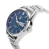 Tag Heuer Carrera Automatic Blue Dial Silver Steel Strap Watch for Men - WAR201E.BA0723 Authentic Buy Shop Now
