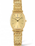 Longines La Grande Classique Tonneau 22 Yellow Gold Watch for Women - L4.205.2.32.8 Authentic Buy Shop Now