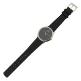 Calvin Klein Minimal Black Dial Black Leather Strap Watch for Men - K3M221CS Authentic Buy Shop Now