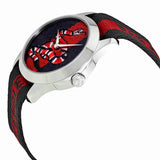 Gucci Le Marche Des Merveilles Blue Red Dial Blue Red Nylon Strap Unisex Watch - YA126493 Authentic Buy Shop Now