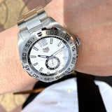 Tag Heuer Formula 1 Calibre 6 Automatic White Dial Silver Steel Strap Watch for Men - WAZ2013.BA0842 Authentic Buy Shop Now