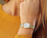 Longines La Grande Classique de Longines Tonneau 22 Gold Watch for Women - L4.205.2.11.7 Authentic Buy Shop Now