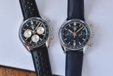 Tag Heuer Carrera Automatic Chronograph Black Dial Black Leather Strap Watch for Men - CBS2210.FC6534 Authentic Buy Shop Now