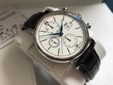 IWC Portofino Chronograph White Dial Black Leather Strap Watch for Men - IW391024 Authentic Buy Shop Now