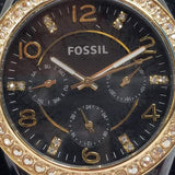 Fossil Riley Black Dial Black Leather Strap Watch for Women - ES3696 Authentic Buy Shop Now