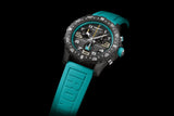 Breitling Endurance Pro Ironman 70.3 World Championship Grey Dial Turquoise Rubber Strap Watch for Men - X823105C1M1S1 Authentic Buy Shop Now