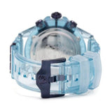 Versace Icon Active Chronograph Purple Dial Blue Silicone Strap Watch For Men - VEZ701523 Authentic Buy Shop Now