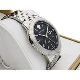 Versace Univers Analog Black Dial Silver Steel Strap Watch for Men - VEBK00418 Authentic Buy Shop Now