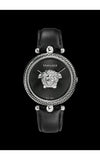 Versace Palazzo Empire Black Dial Black Leather Strap Watch for Women - VCO060017 Authentic Buy Shop Now