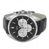 Hugo Boss Driver Black Dial Black Leather Strap Watch for Men - 1512879 Authentic Buy Shop Now
