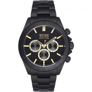 Hugo Boss Ikon Black Dial Black Steel Strap Watch for Men - 1513278 Authentic Buy Shop Now