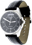 Tissot T One Automatic Black Dial Black Leather Strap Watch For Men - T038.430.16.057.00 Authentic Buy Shop Now