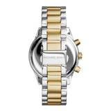 Michael Kors Brinkley Chronograph Silver Dial Two Tone Steel Strap Watch for Women - MK6188 Authentic Buy Shop Now
