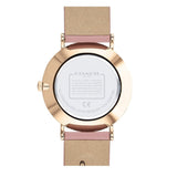 Coach Perry Silver Dial Pink Leather Strap Watch For Women - 14503325 Authentic Buy Shop Now