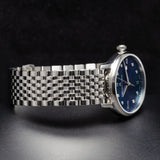 Maurice Lacroix Eliros Diamonds Blue Dial Silver Steel Strap Watch For Women - EL1094-SS002-450-1 Authentic Buy Shop Now