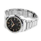 Salvatore Ferragamo F-80 Classic Black Dial Silver Steel Strap Watch for Men - SFDT02423 Authentic Buy Shop Now