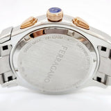 Salvatore Ferragamo 1927 Chrono Silver Dial Two Tone Steel Strap Watch for Men - SFKZ00623 Authentic Buy Shop Now