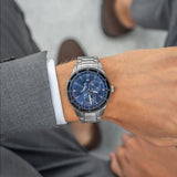 Tommy Hilfiger Austin Blue Dial Silver Steel Strap Watch for Men - 1791640 Authentic Buy Shop Now