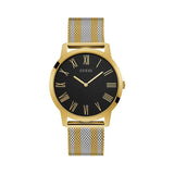 Guess Richmond Quartz Black Dial Two Tone Mesh Bracelet Watch For Women - W1179G2 Authentic Buy Shop Now