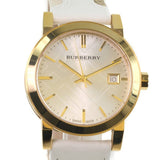 Burberry The City White Dial White Leather Strap Watch for Women - BU9110 Authentic Buy Shop Now