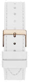 Guess Sport Multifunction Crystals Rose Gold Dial White Rubber Strap Watch For Women - GW0439L3 Authentic Buy Shop Now