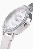Coach Delancey White Dial Silver Steel Strap Watch for Women - 14502353 Authentic Buy Shop Now