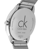 Calvin Klein Minimal Blue Dial Silver Mesh Bracelet Watch for Women - K3M2212N Authentic Buy Shop Now