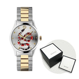 Gucci G Timeless Quartz Silver Dial Silver Steel Strap Watch For Women - YA1264075 Authentic Buy Shop Now