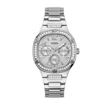 Guess Duchess Quartz Silver Dial Silver Steel Strap Watch For Women - GW0558L1 Authentic Buy Shop Now