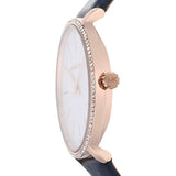 Michael Kors Pyper Analog White Dial Black Leather Strap Watch For Women - MK2804 Authentic Buy Shop Now